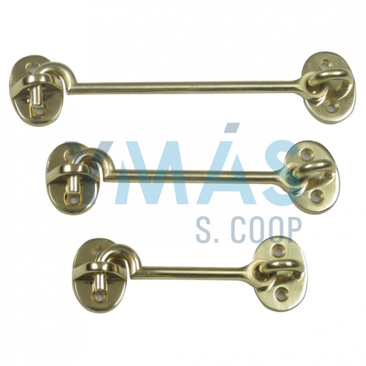 ALDABILLA VENTANA LATON PULIDO 6X100MM