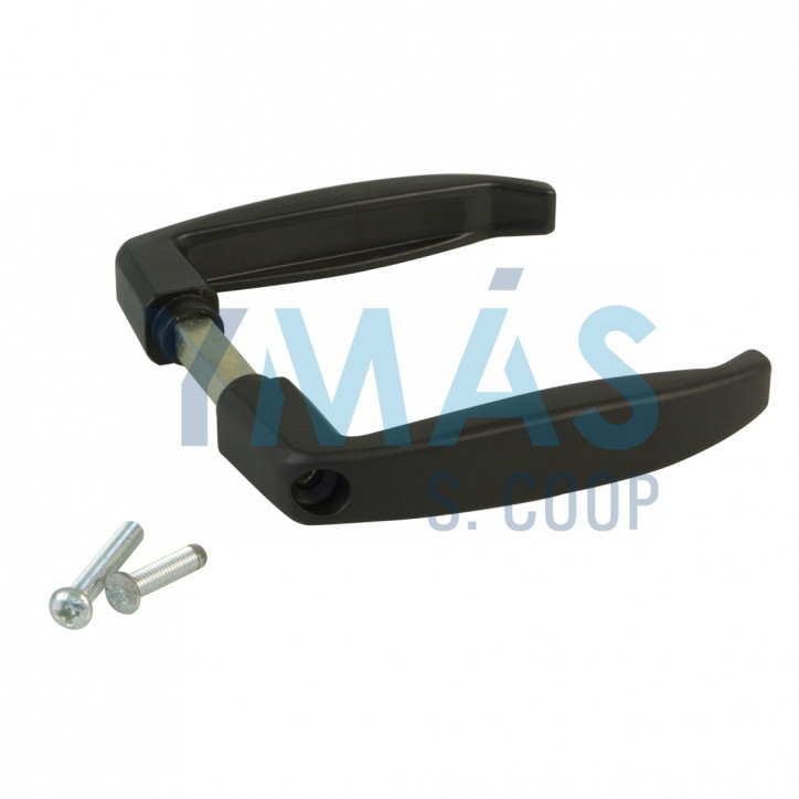 JUEGO DE MANILLAS DE ALUMINIO NEGRO SIN PLACAS