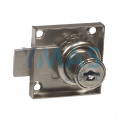 CERRADURA MUEBLE 40MM NIQUEL CON 2 LLAVES