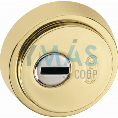 ESCUDO SEGURIDAD METALICO LATON PUERTAS MADERA