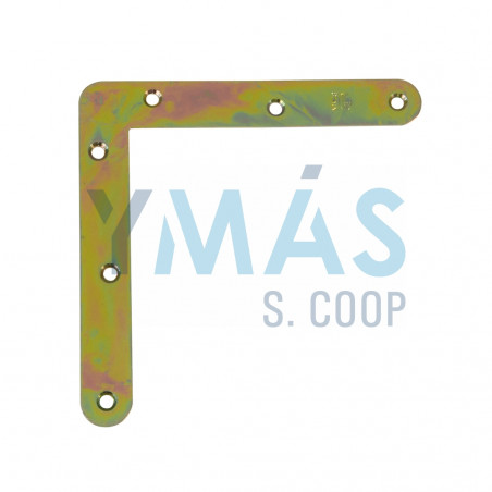 ESCUADRA 80X80MM ACERO BICROMATADO