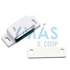 GOLPETE MAGNETICO 43X15MM BLANCO 2 UNIDADES