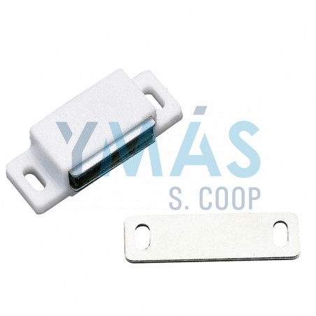 GOLPETE MAGNETICO 43X15MM BLANCO 2 UNIDADES