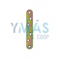 PLACA UNION 120MM ACERO BRICOMATADO