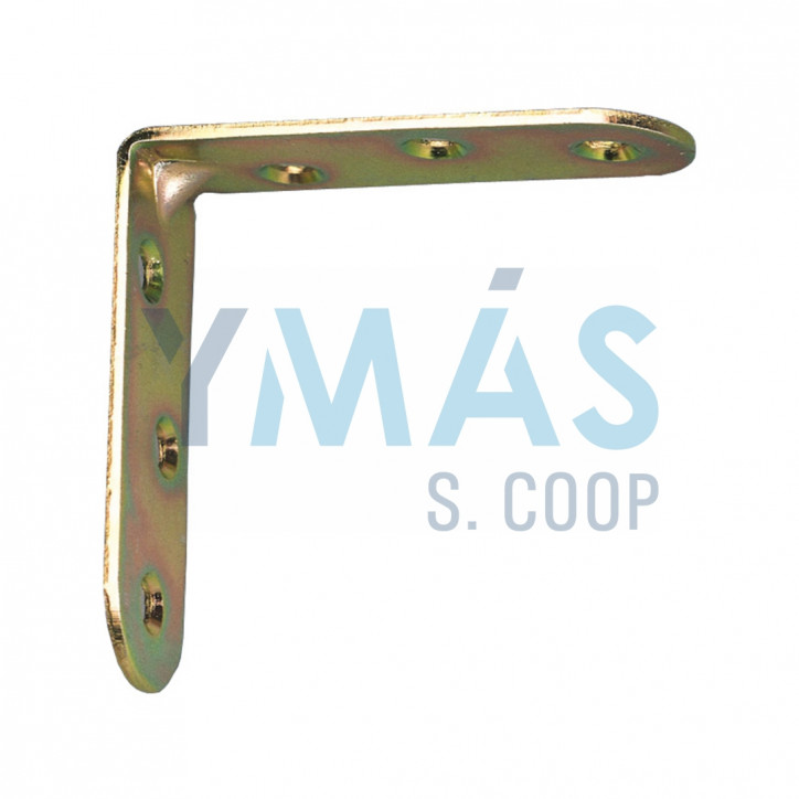 ESCUADRA DE REFUERZO 30X30MM ACERO BRICOMATADO