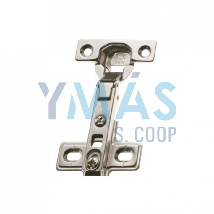 BISAGRA CAZOLETA RECTA 110§ 26MM NIQUEL 2UNID