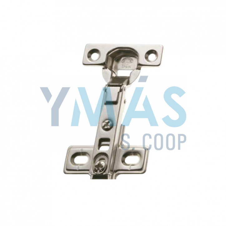 BISAGRA CAZOLETA SUPER ACODADA 26MM NIQUEL 2 UNID