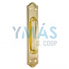 MANILLON ACERO CON PLACA 250MM LATON