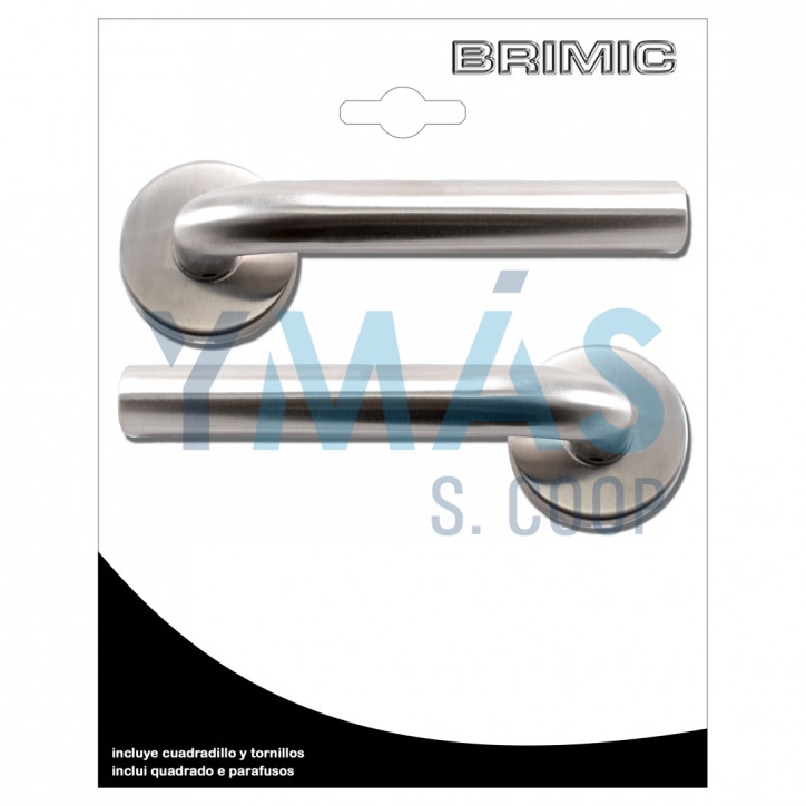 MANILLA CON ROSETA SERIE 575 INOX 135X54MM