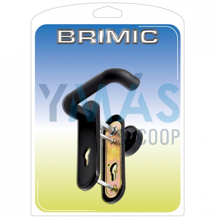 MANILLA CON PLACA BOCALLAVE Y POMO PUERTA METALICA