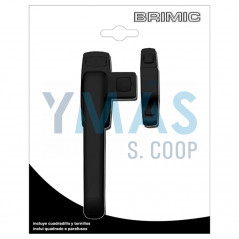 MANILLA CIERRE PRESION ALUMINIO NEGRA DERECHA