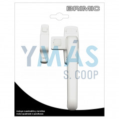 MANILLA CIERRE PRESION ALUMINIO BLANCO IZQUIERDA