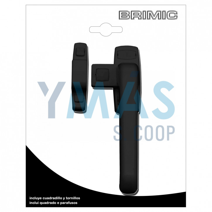 MANILLA CIERRE PRESION ALUMINIO NEGRA IZQUIERDA