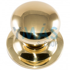 POMO PUERTA LISO LATON 70X85MM