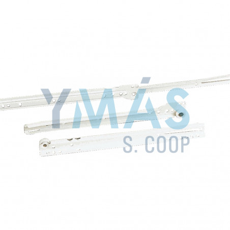 GUIA CAJON JUEGO C/18KG 450MM BLANCO