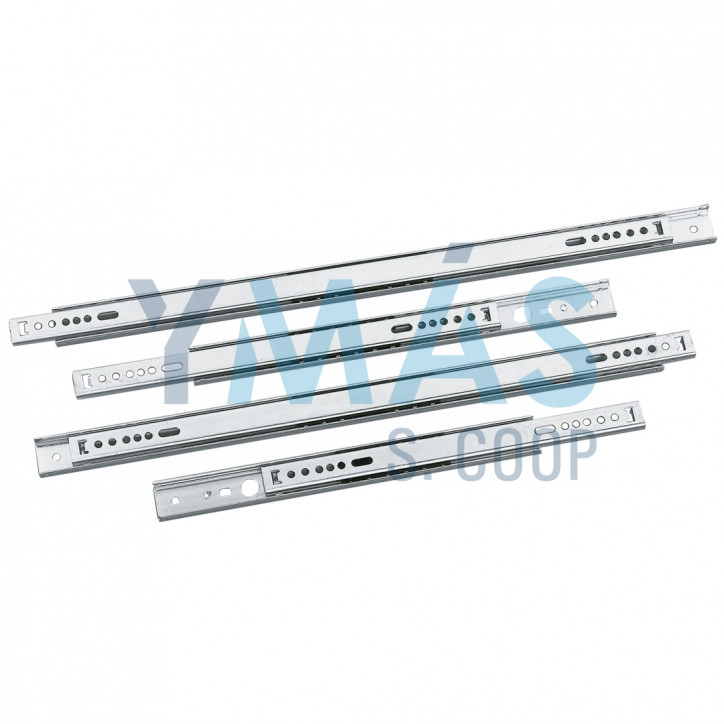 GUIA CAJON JUEGO C/25KG 278X27MM ZINCADO