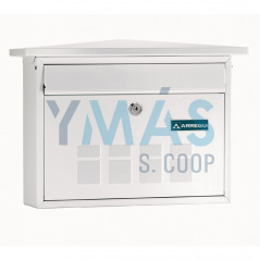 BUZON EXTERIOR ACERO DECO BLANCO