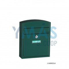 BUZON EXTERIOR ACERO COMPACT VERDE