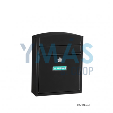 BUZON EXTERIOR ACERO COMPACT NEGRO