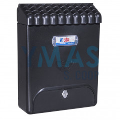 BUZON PLASTICO EXTERIOR GARDEN NEGRO