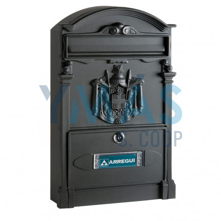 BUZON EXTERIOR ALUMINIO FUNDIDO RESIDENCIA GRAFITO