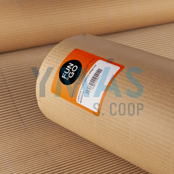 CARTON ECOLOGICO 250 GR/M2 MARRON 0.9X25M