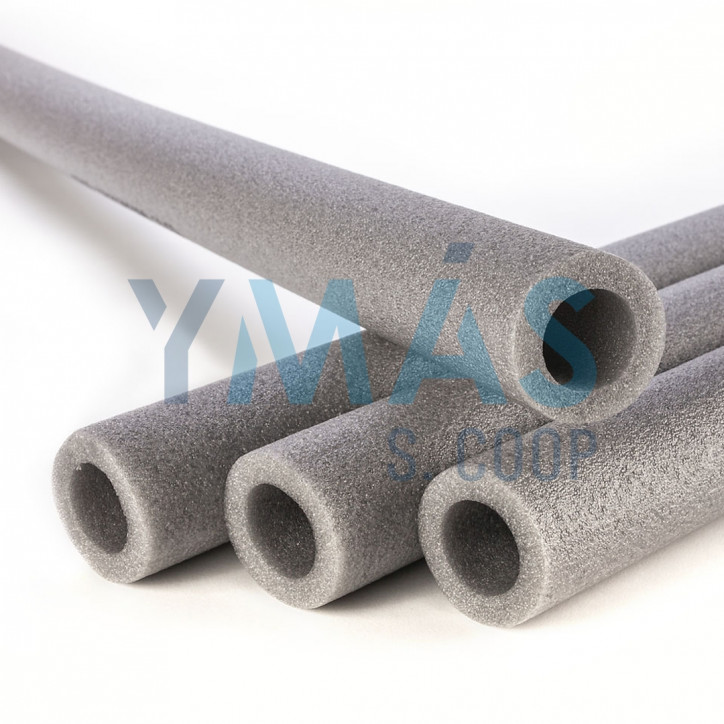 COQUILLA ESPUMA 1M. 15MM INTERIOR GRIS