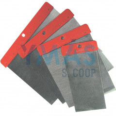 JUEGO 4 ESPATULAS CARROCERO ACERO 5-8-10-12CM