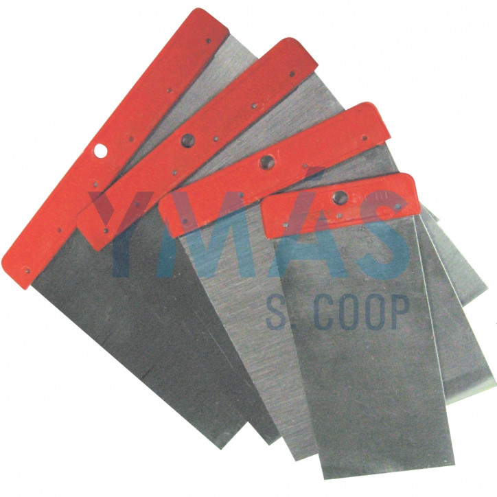 JUEGO 4 ESPATULAS CARROCERO ACERO 5-8-10-12CM