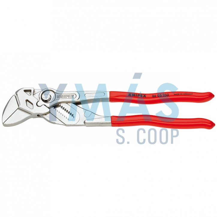 TENAZA LLAVE CROMADA 250MM
