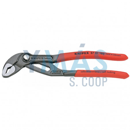 TENAZA COBRA MANGO PVC 180MM 1 1/2"