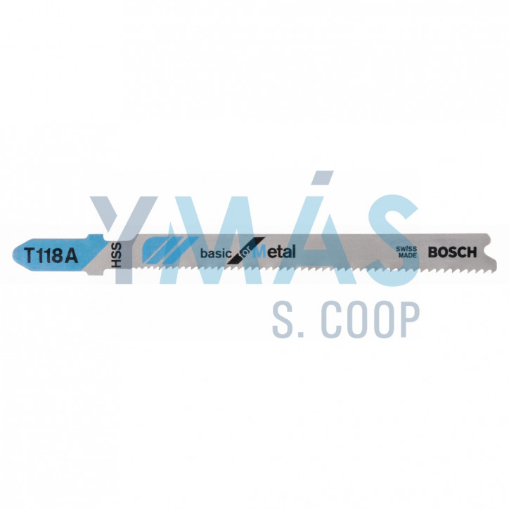 HOJA SIERRA CALAR HSS BASIC T 118 A METAL 3 UNID