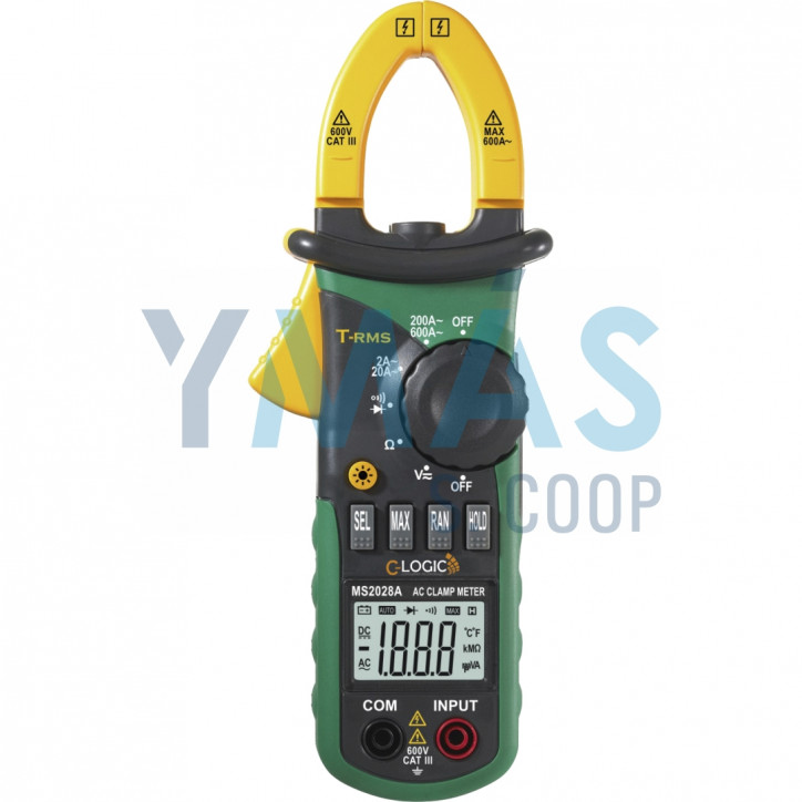 PINZA AMPERIMETRICA DIGITAL PROFESIONAL TRMS