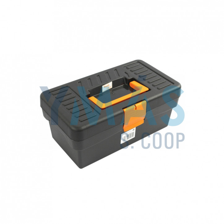CAJA HERRAMIENTAS 12 NEGRA C/BANDEJA 290X170X127MM
