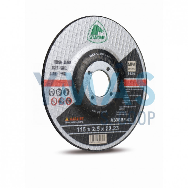 DISCO CORTE DE HIERRO 115X2.5X22