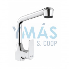 GRIFO DUCHA MONOMANDO DE FREGADERA EXTRAIBLE