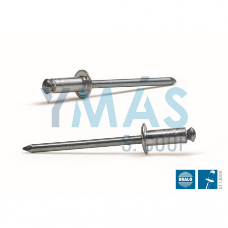 REMACHE ALUMINIO FLOR 4.8x35MM C/25