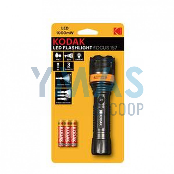 LINTERNA LED FOCUS 157 1000MW KODAK