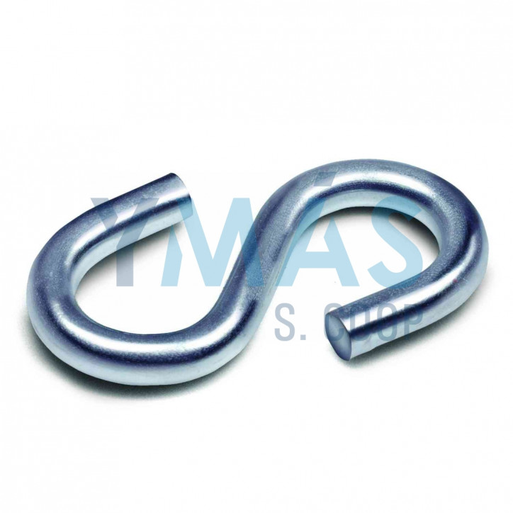GANCHO GALVANIZADO M 4 8 UNIDADES