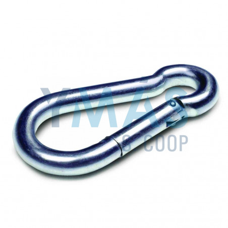 MOSQUETON BOMBERO DIN 5299 ZINCADO 8X80 1 UNIDAD