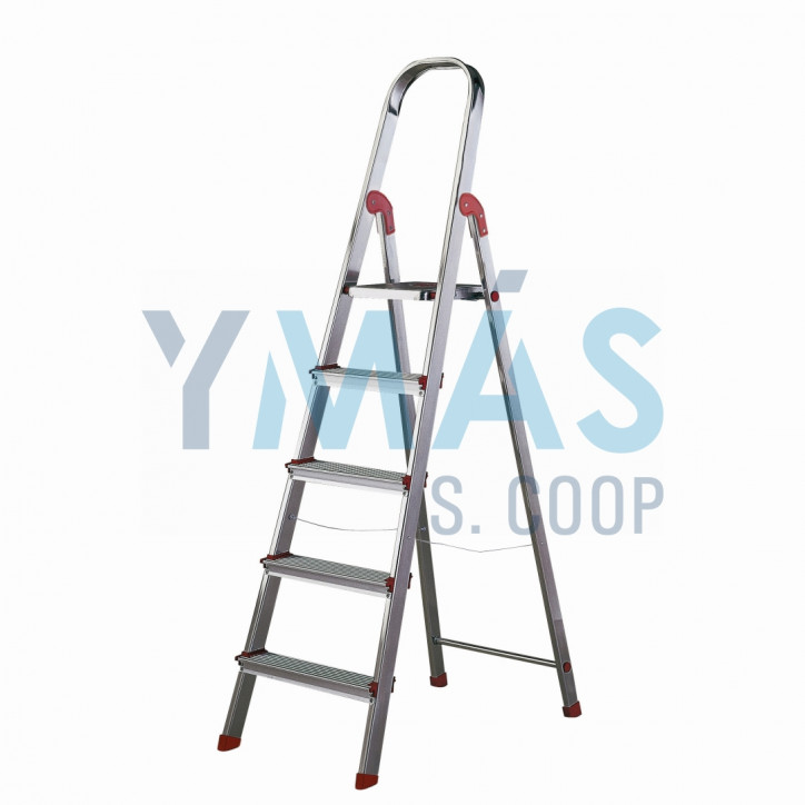 ESCALERA ALUMINIO UNICA 05 PELDAÑOS