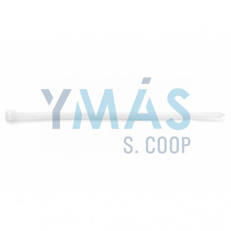 BRIDA NYLON BLANCA 7.6X290 BLISTER 100