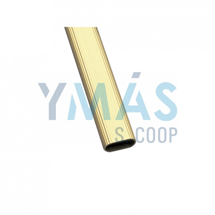 TUBO ARMARIO 30X15X1.4MM X 2M ALUMINIO ORO