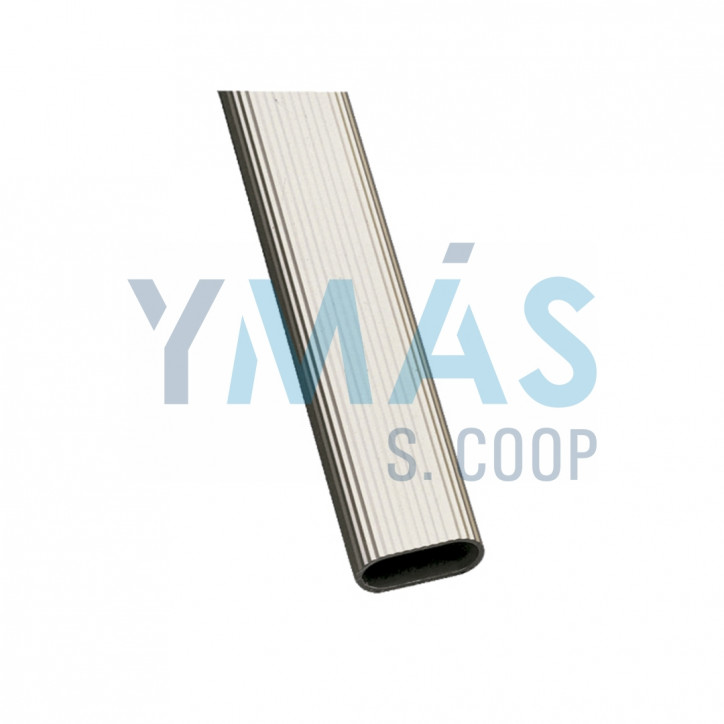 TUBO ARMARIO 30X15X1.4MM X 2M ALUMINIO PLATA