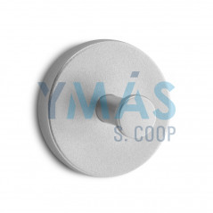 PERCHA ADHESIVA CIRCULAR 2 UDS CROMO MATE