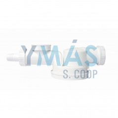 SIFON 1 SENO ORIENTABLE UNIVERSAL C/VALVULA Y TOMA