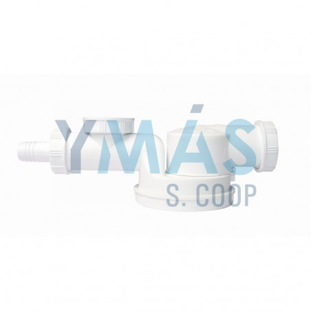 SIFON 1 SENO ORIENTABLE UNIVERSAL C/VALVULA Y TOMA