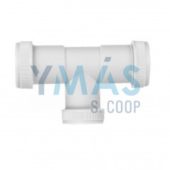 ENLACE T SIFON DOS BOCAS 1"1/2 40MM