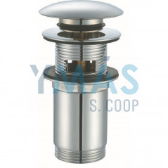 VALVULA DESAGUE CLIC-CLAC 1"1/4 UNIVERSAL CROMO