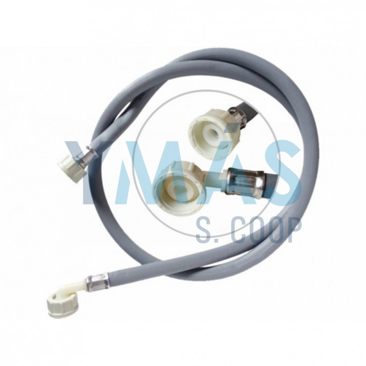TUBO TOMA LAVADORA TUERCA METAL BLISTER 1,5M